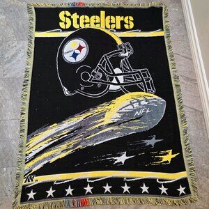 Vintage Pittsburgh Steelers Blanket The Northwest Company Throw Made In USA